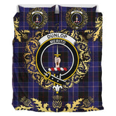 Dunlop Tartan Crest Bedding Set - Golden Thistle Style